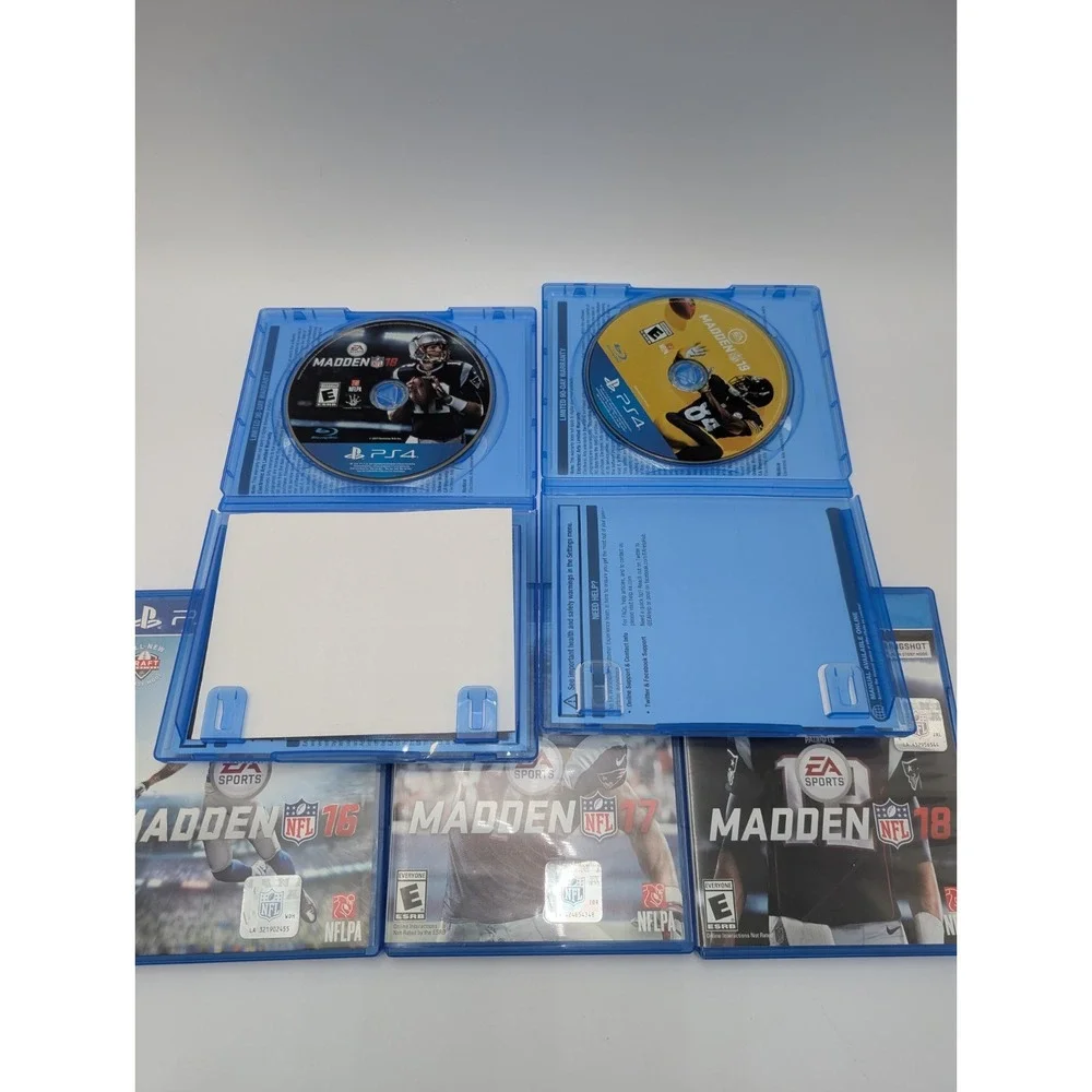 Madden NFL 16,17, 18, 19 - G.O.A.T & Hall of Fame Edition Playstation 4 PS4 Lot